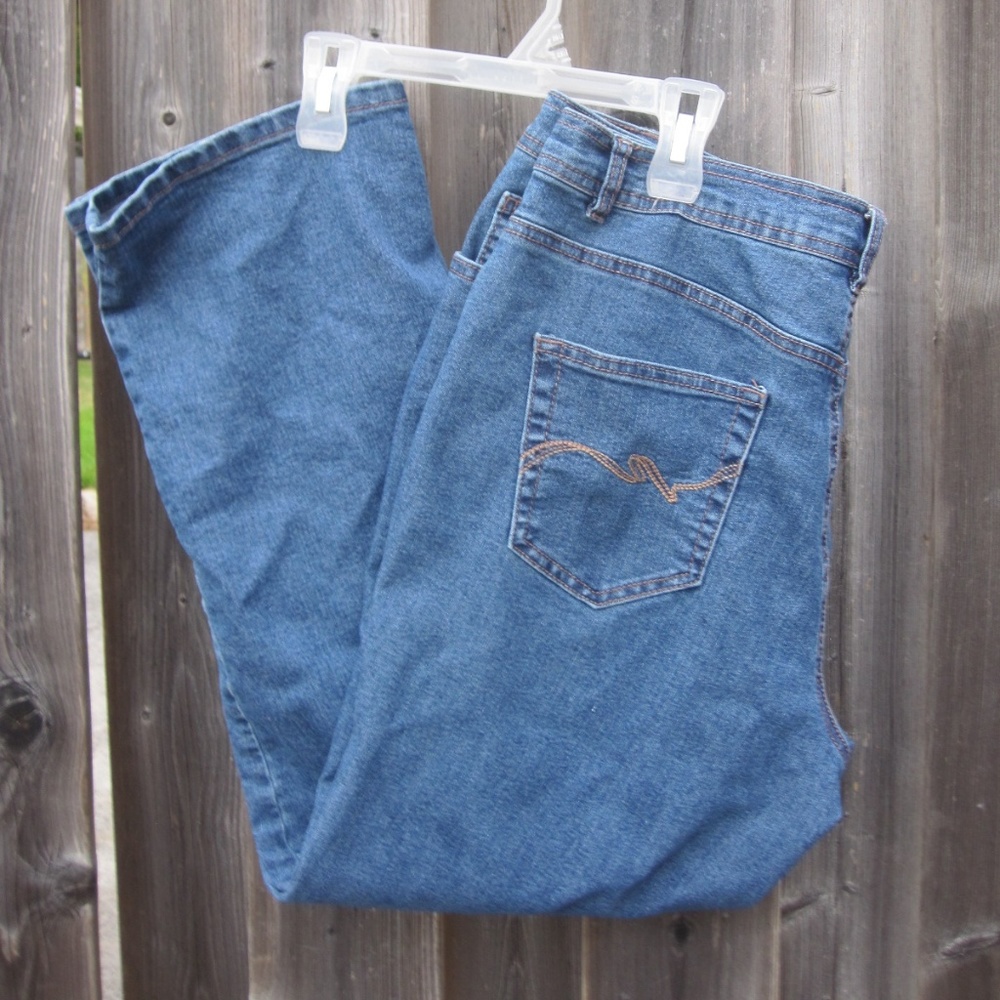 ladies stretch jeans 14 Petite
